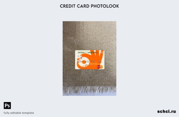 цифровая загрузка Албания Intesa Sanpaolo Bank Mastercard фотоизображение передн
